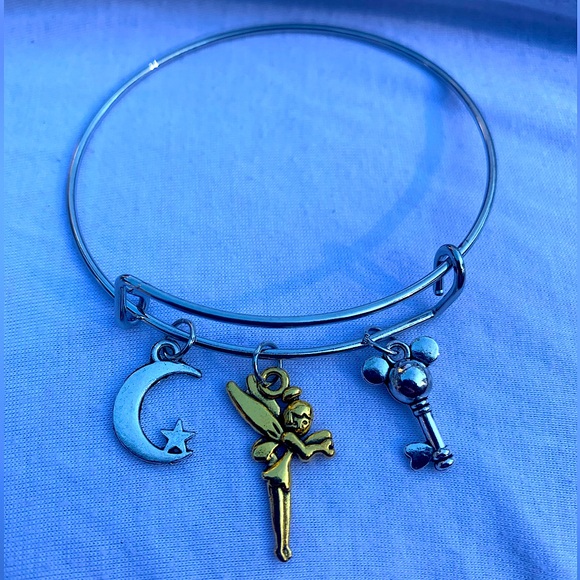 Handmade Jewelry - Brand New! Handmade! Adjustable Charm Bangle Bracelet!
